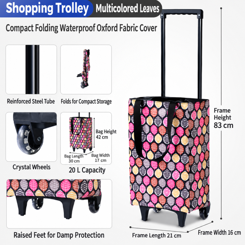Double Insulation Trolley Shopping Bag WB-08