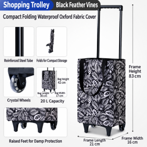 Double Insulation Trolley Shopping Bag WB-08