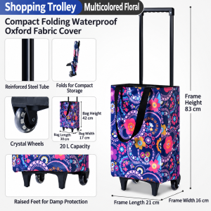 Double Insulation Trolley Shopping Bag WB-08